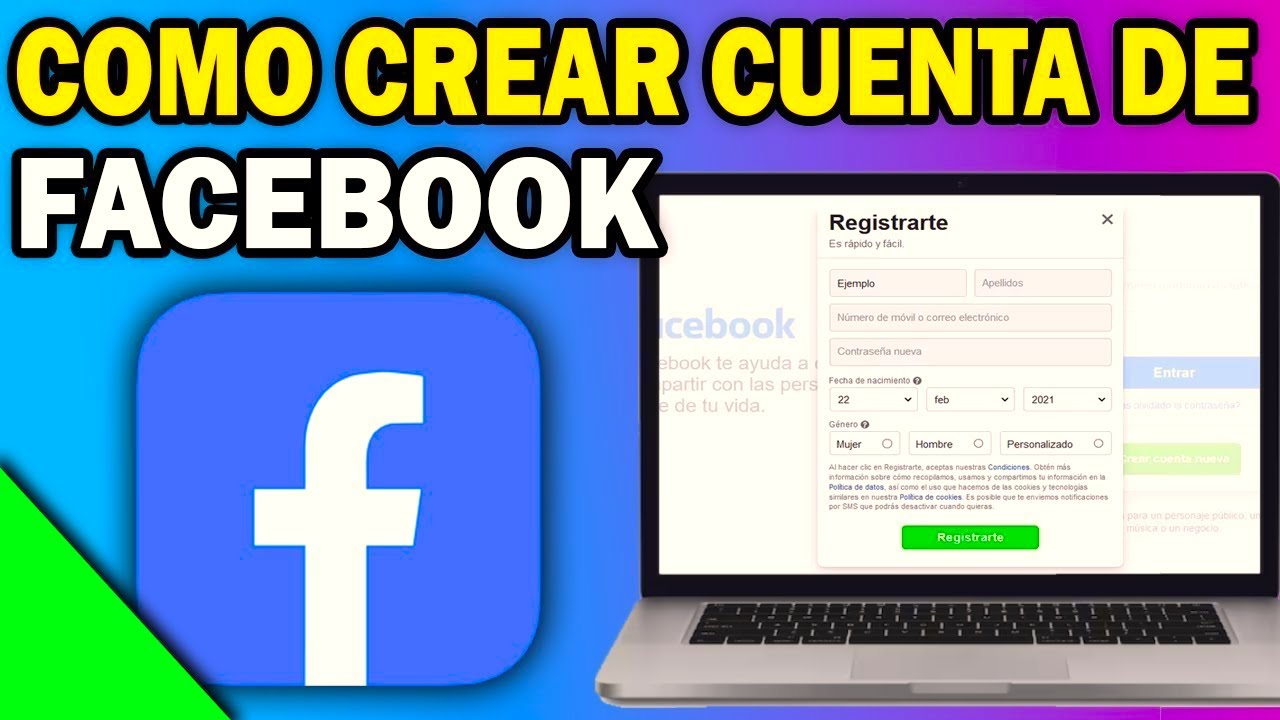 Cómo CREAR una Cuenta de Facebook en 2026 📱 | Paso a Paso Fácil y ...
