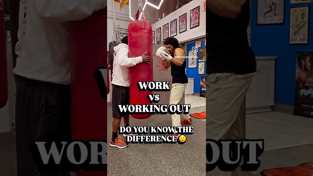 Boxing training tips and techniques 🥊 Work Vs Working Out 👊. Do you know the difference?