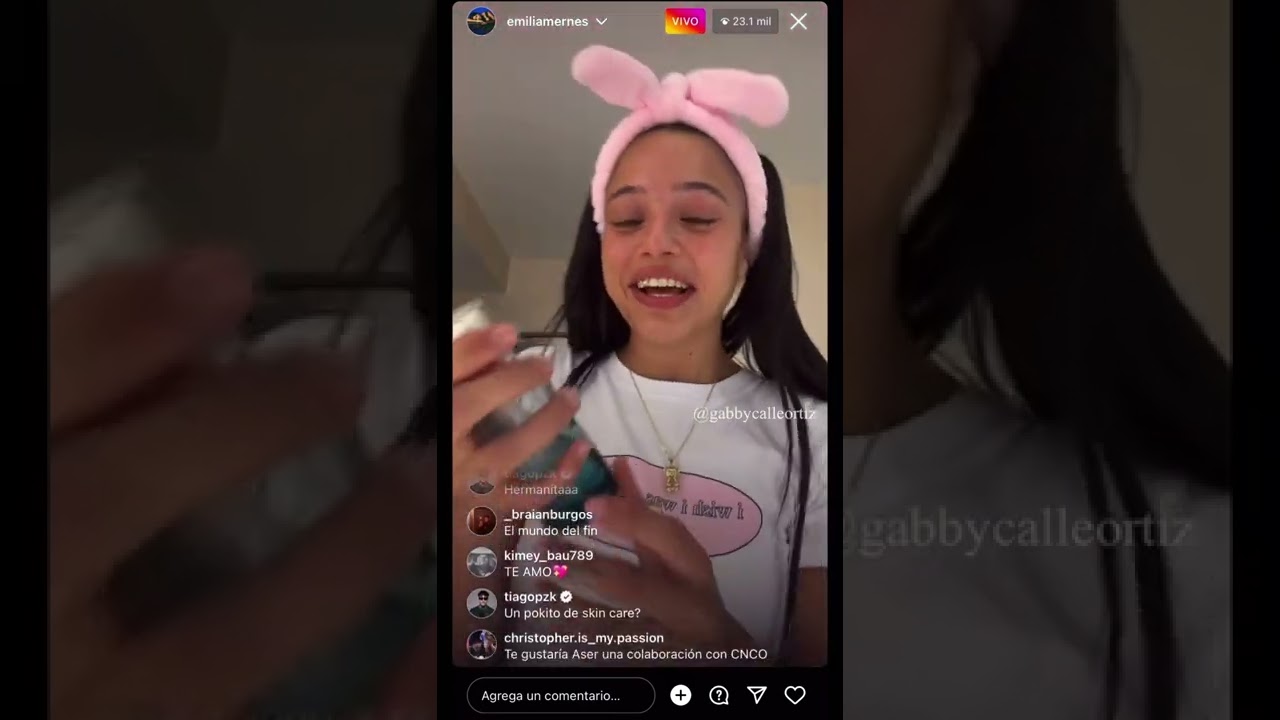 Emilia Mernes - IG live  17/07/2022