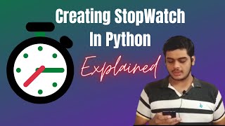 Creating Stopwatch In Python || Python Project~1 || Python basics by TechnoLabZ.