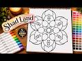 ASMR Coloring 🎨 Relaxing Marker Sounds & Cozy Mandala Coloring