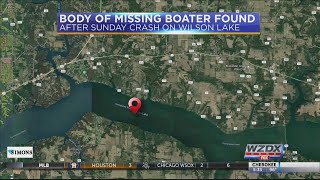 Body of missing boater found