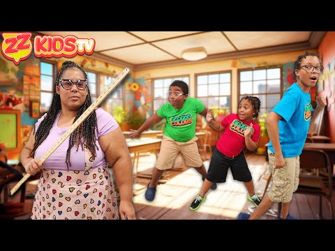 Don’t Get Caught By The Mean Teacher! ZZ Kids TV Game Show