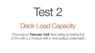 Scafffloat Pontoon Deck Test