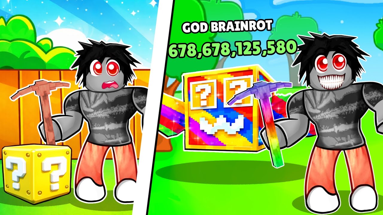 I Bought EVERY PICKAXE in BREAK A LUCKY BLOCK! (Roblox)