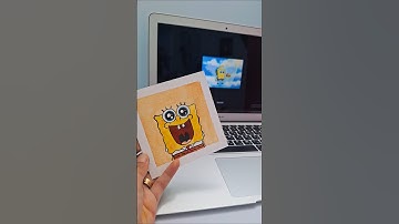 Cartoon to canvas — cheerful SpongeBob!🥹✨️💛#art #shorts #shortvideo #painting #spongebob #painter