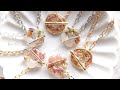 【100均】セリアのブレスレットで作る｜流行りのマンテルブレスレットの作り方【ドライフラワー レジン ハンドメイド】