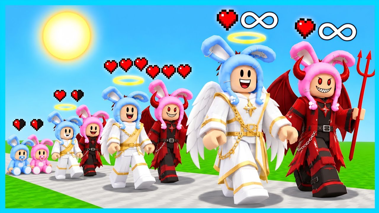 MIPAN & ZUZUZU Perjalanan Hidup Jadi Malaikat Dan Iblis! ROBLOX