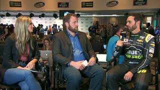Jimmie Johnson, daughters love the Winter Olympics