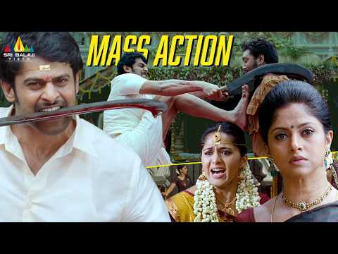 Prabhas Mass Action | Mirchi | Anushka Shetty & Nadhiya | Telugu Movie Scenes @SriBalajiAction