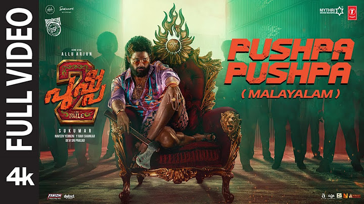 Full Video: PUSHPA PUSHPA (Malayalam) - Pushpa 2 The Rule | Allu Arjun | Sukumar | DSP