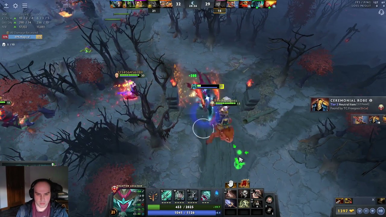 Mason CRAZY treadswitch prediction vs Techies!