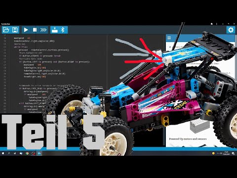 Pybricks: Blaulicht und Warnlicht (LEGO Technic Control+) [Deutsch|HD]