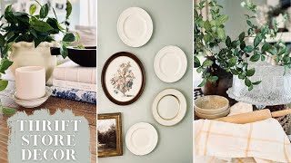 Thrifted vs Styled Home Decor | Thrift Store Haul and Decorate with Me