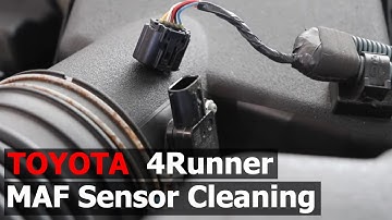 TOYOTA Mass Airflow Sensor (MAF) Cleaning - How to Clean a Mass Airflow Sensor on a Toyota 4Runner