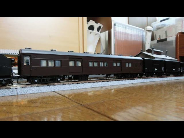 HO（16番）】日本精密模型のマニ60をC6120とC56でテスト走行 - YouTube