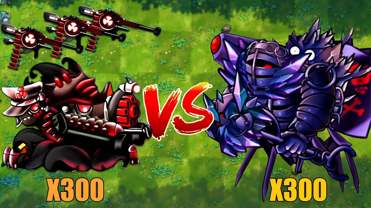 PVZ 1 Fusion 2.7 Challenge!! 300 Plants Fusion VS 300 Obsidian Gargantuar - Who Will Win?