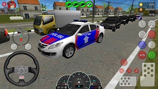 Polis Arabası Konvoy Simülatör Oyunu // AAG Polisi Simulator Indonesia #5 Android Gameplay FHD screenshot 5