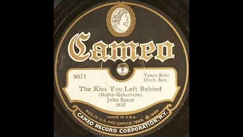 John Spear - The Kiss You Left Behind (1929)