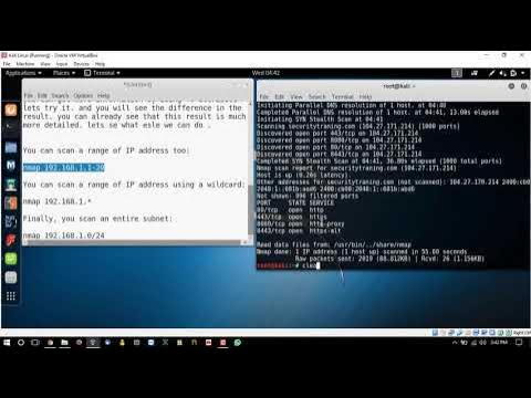 How to Use Nmap To Scan Network - YouTube