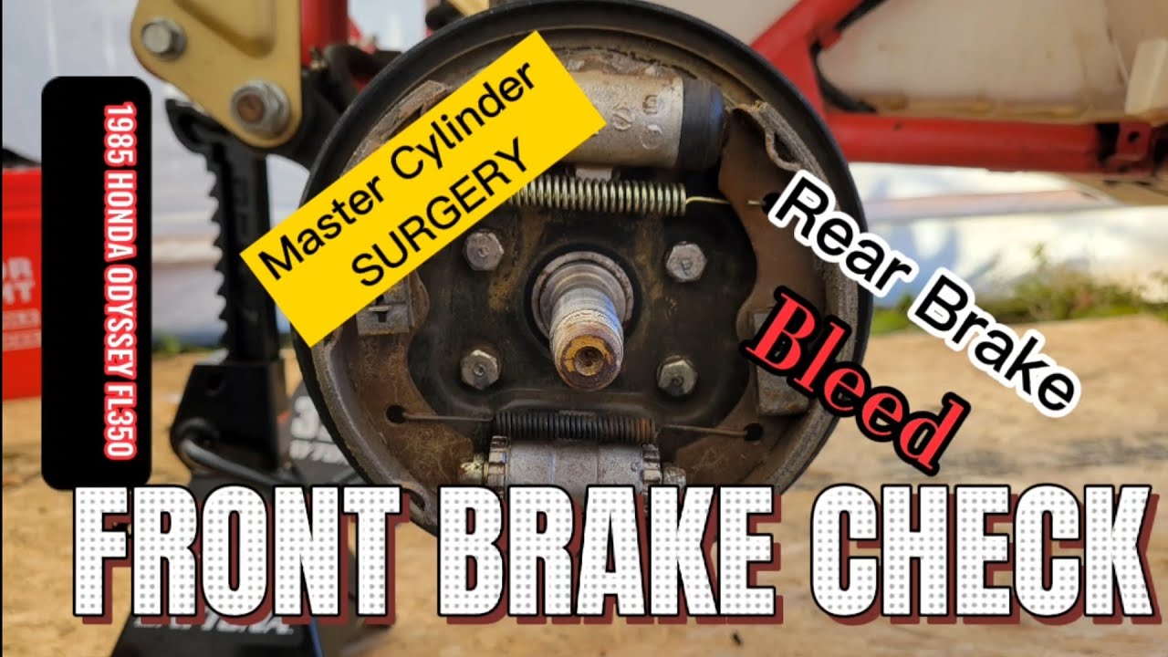 Odyssey Life Ep7! HONDA ODYSSEY Fl350 REAR BRAKE BLEED AND FRONT BRAKES