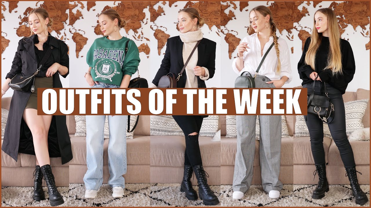 OUTFITS OF THE WEEK | JESIENNE STYLÓWKI - YouTube