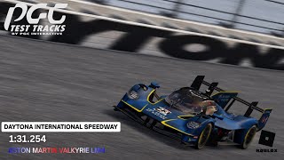 PGC Test Tracks | Aston Martin Valkyrie LMH | Daytona | 1:31.254
