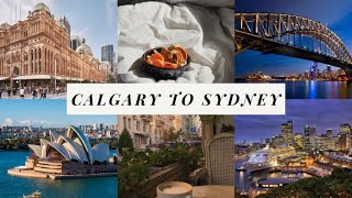 Calgary To Sydney QF76 | Australia trip| Qantas Flight Experience |