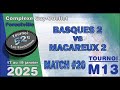 Tournoi M13 2025 Match #20 12h50