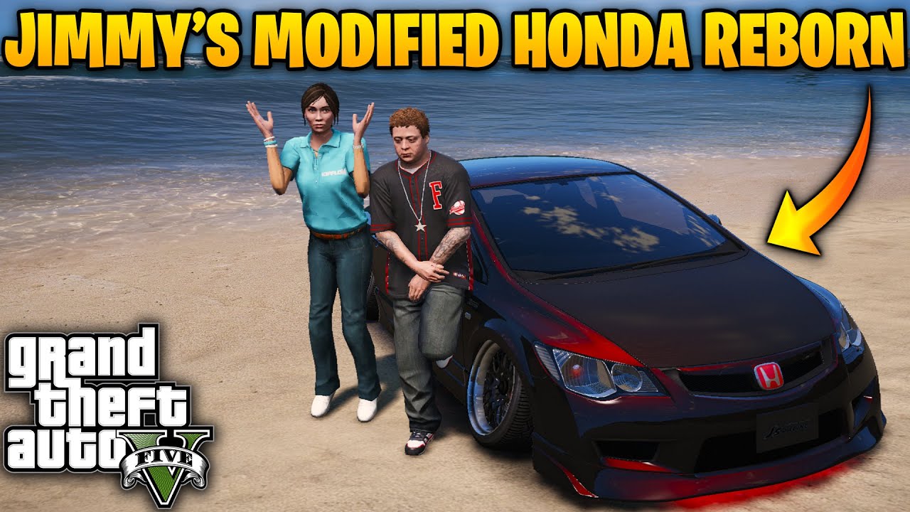 JIMMY'S HONDA REBORN IS MODIFIED BY RASHEED MECHANIC | GTA 5 Pakistan ...