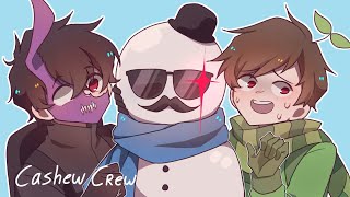 Sykkuno and Corpse Husband Snowman 'Date' ft. DisguisedToast (Among Us Animation)