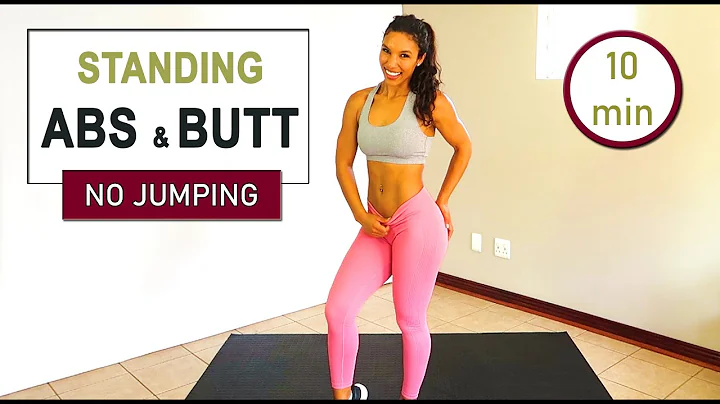 FLAT TUMMY AND BIG BUM WORKOUT | STANDING BUTT AND ABS WORKOUT AT HOME