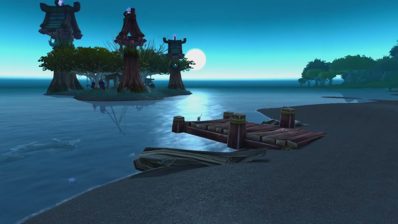 👻 An Eerie Calm Morning on the Ghostlands Shore 🌊✨ | 1 Hour World of Warcraft Music & Ambience 🎶🕯️