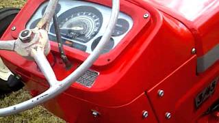 A restored BMC Nuffield tractor