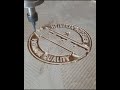 Vcarve Inlay. Feito no Vectric Aspire e Usinado no #cncrouter