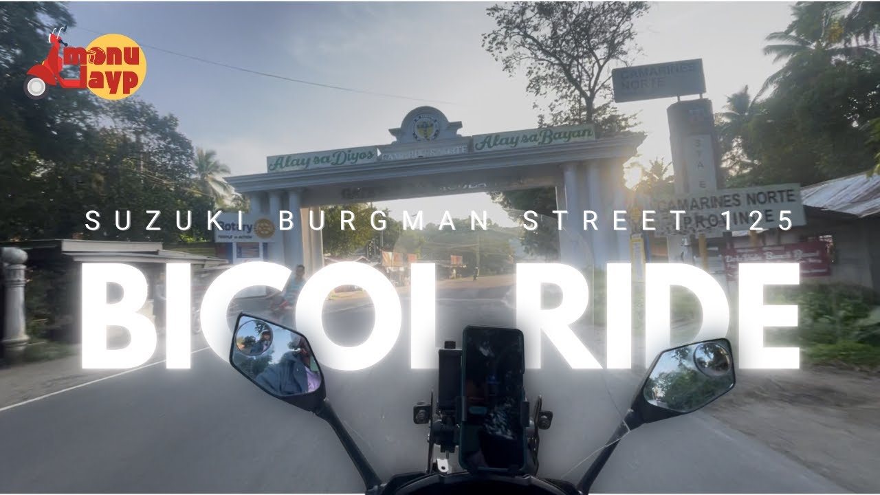 LAGUNA TO BICOL RIDE, Going Home Part 1 | CP Motovlogging | SUZUKI BURGMAN STREET 125
