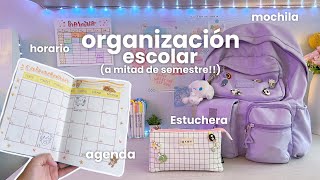 si AÚN NO te ORGANIZAS tienes que ver este video... organización escolar a medio semestre !! ✨