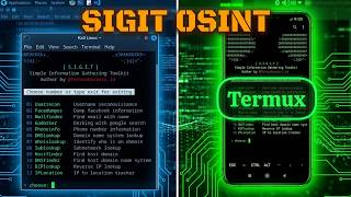 How to Install and Use SIGIT OSINT on  Kali Linux & Android (Complete Beginner Guide)