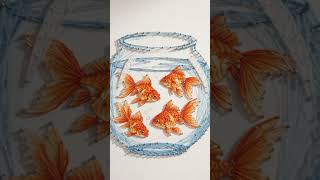 You Won't Believe This is Just String! 🤯🐟 #art #crafts #wow