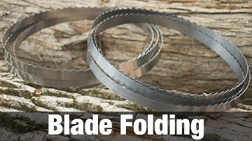 How to Fold a Thin-Kerf Sawmill Blade | Wood-Mizer