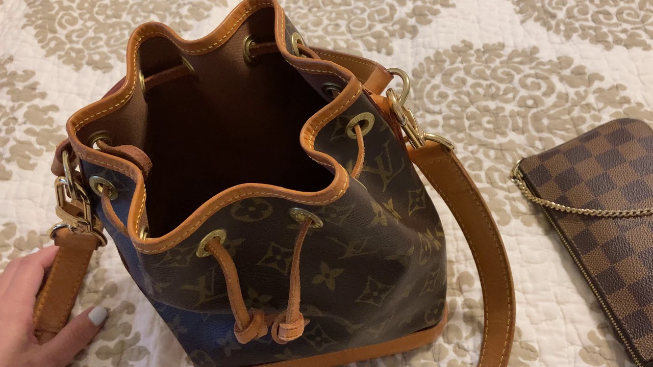 Louis Vuitton Pre-Owned Mini Noe Monogram Handbag in Brown