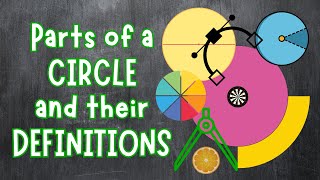 PARTS OF A CIRCLE AND THEIR DEFINITIONS