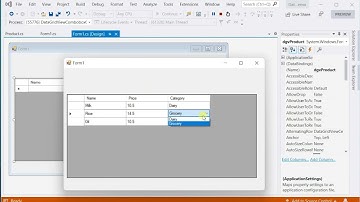 Add Combo box column in DataGridView in C# Windows Form | DataGridViewComboboxColumn in DataGridView