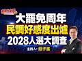 32比0大罷免周年 民調好感度出爐！2028人選大調查  2026/7/27【夜間炸新聞】主持人莊子富 #政治 #民調 #選舉