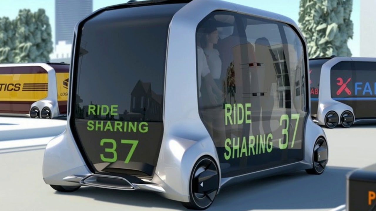 Cars Review Toyota's Self Driving e Palette Delivery Pod Live From CES 2018 YouTube