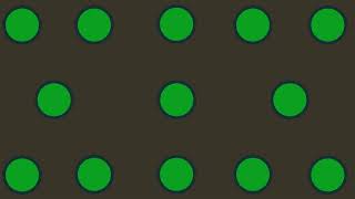 動体視力トレーニング　光るグリーン●を目で追ってください
