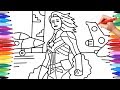 Captain Marvel | How to Draw Captain Marvel | Captain Marvel Coloring Pages | Avengers Endgame