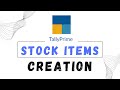 #5 Stock items in Tally Prime5.1 #tallyprime5.1 #tallyprimetutorialinhindi #computer #stock