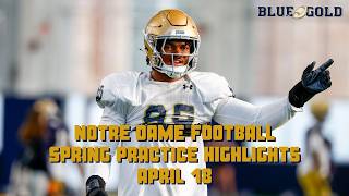 Highlights from Notre Dame football s 2026 jersey scrimmage warmups