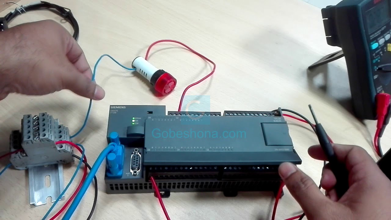 How to Wiring S7 200 PLC- Bangla - YouTube wiring diagram plc 
